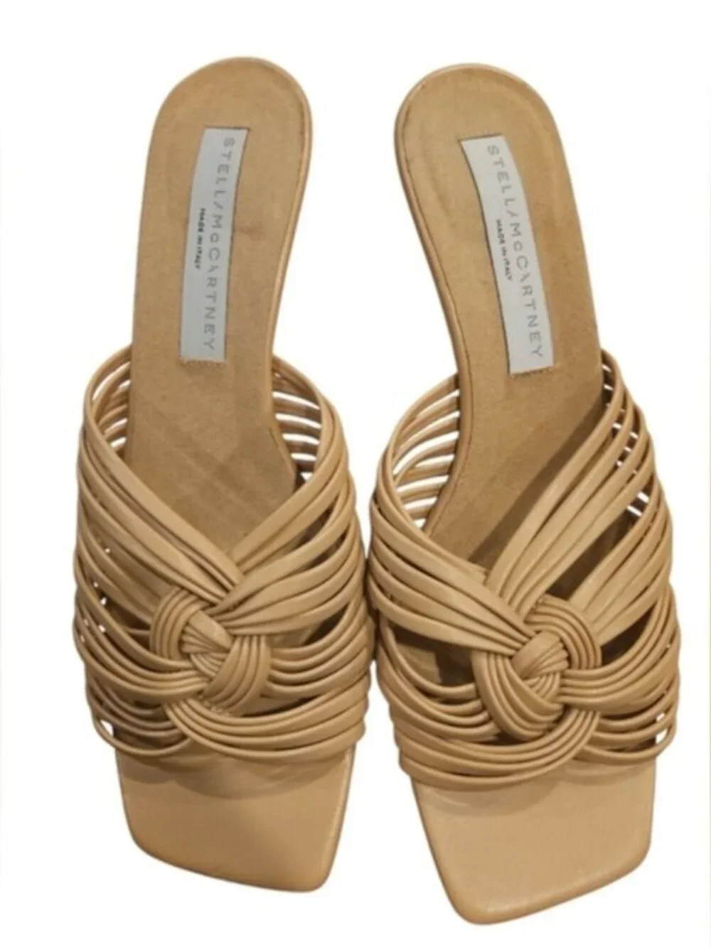 Stella McCartney SZ 37.5 Knotted Strappy Mule 2.5